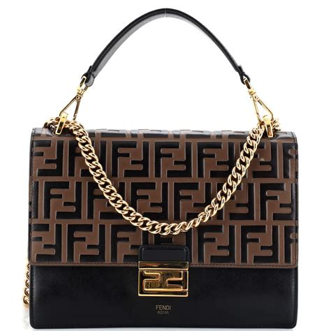 fendi kan u shoulder bag|Altro.